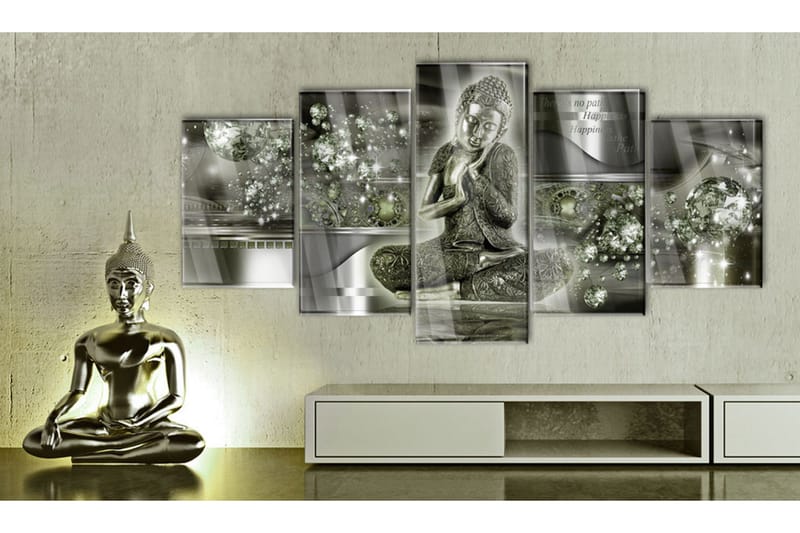 Tavla På Akryl Emerald Buddha 100x50 - Artgeist sp. z o. o. - Inredning & dekor - Tavlor & konst