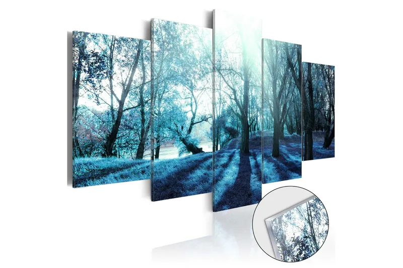 Tavla På Akryl Blue Glade 100X50 Blå|Vit - Artgeist sp. z o. o. - Inredning & dekor - Tavlor & konst