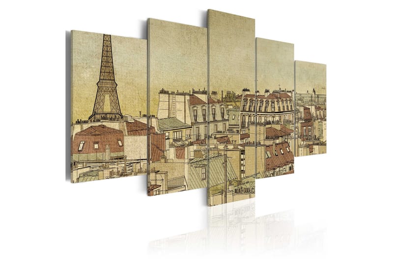 Tavla Parisian Past Centuries 200x100, Artgeist sp. z o. o.