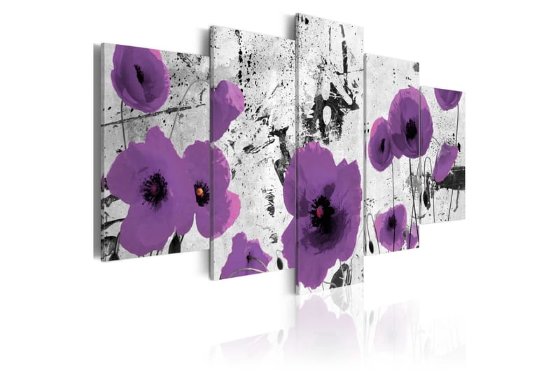Tavla Purple Dissonance 100x50, Artgeist sp. z o. o.