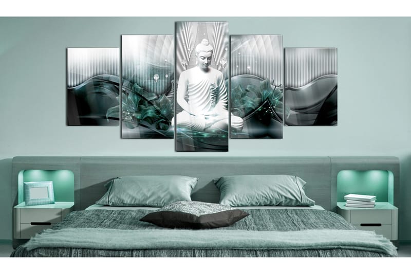 Tavla På Akryl Azure Meditation 100x50 - Artgeist sp. z o. o. - Inredning & dekor - Tavlor & konst
