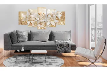 Tavla På Akryl Golden Bouquet 100x50 - Artgeist sp. z o. o. - Inredning & dekor - Tavlor & konst