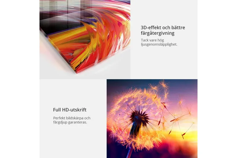 Tavla På Akryl Purple Utopia 100X50 Lila - Artgeist sp. z o. o. - Inredning & dekor - Tavlor & konst