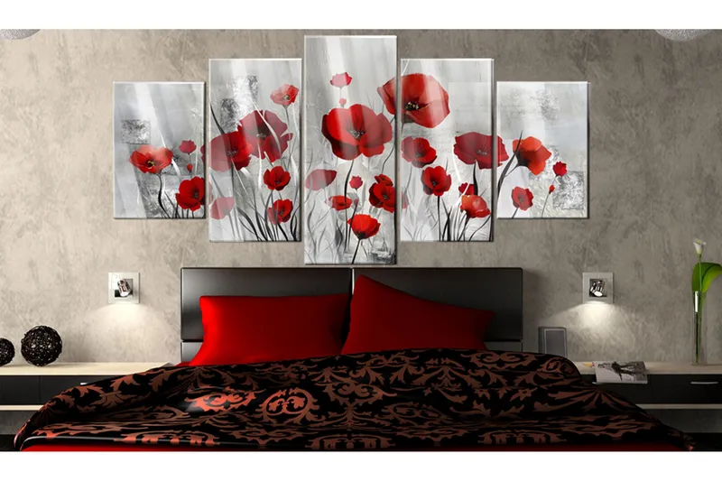 Tavla På Akryl Scarlet Cloud 100x50 - Artgeist sp. z o. o. - Inredning & dekor - Tavlor & konst