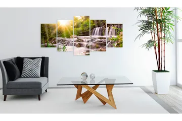 Tavla På Akryl Forest Waterfall 100x50 - Artgeist sp. z o. o. - Inredning & dekor - Tavlor & konst