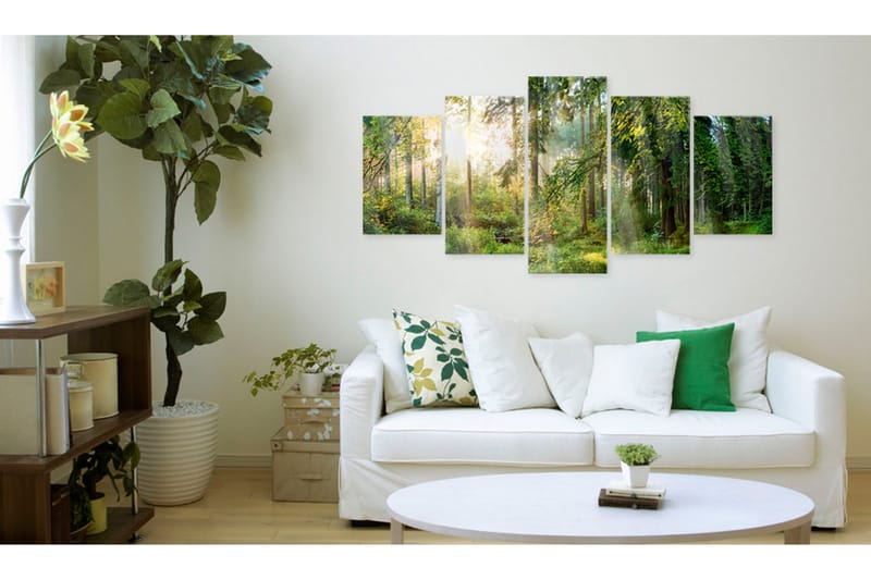 Tavla På Akryl Green Sanctuary 100X50 Grön - Artgeist sp. z o. o. - Inredning & dekor - Tavlor & konst