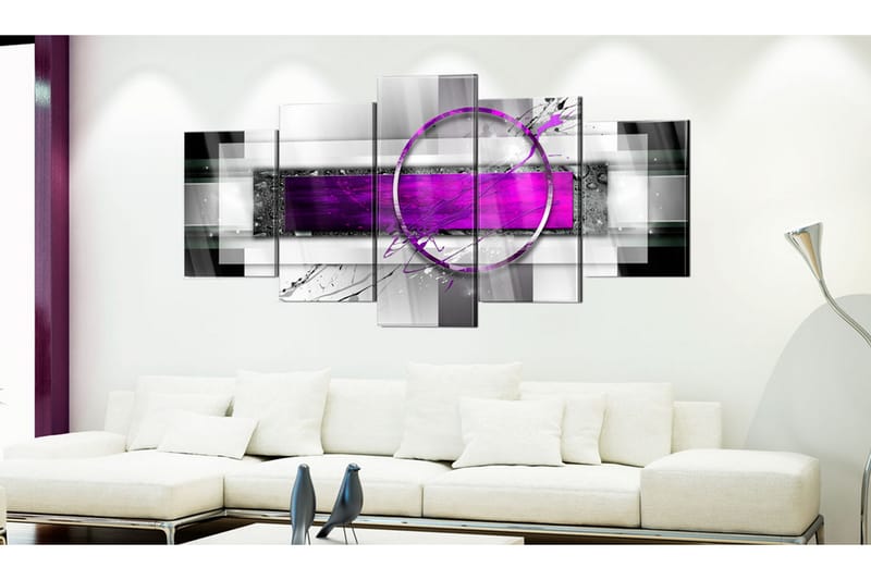 Tavla På Akryl Violet Rim 100X50 Lila - Artgeist sp. z o. o. - Inredning & dekor - Tavlor & konst