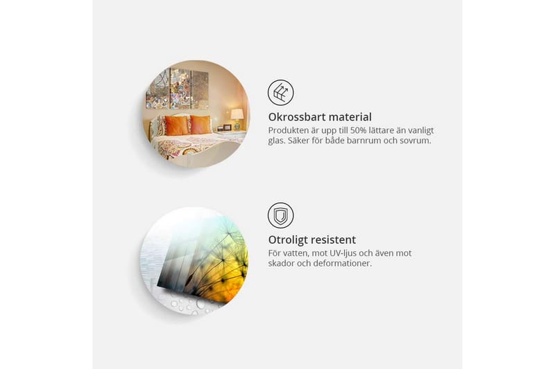 Tavla På Akryl Violet Rim 100X50 Lila - Artgeist sp. z o. o. - Inredning & dekor - Tavlor & konst