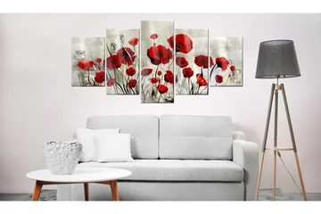 Tavla På Akryl Scarlet Field 100x50 - Artgeist sp. z o. o. - Inredning & dekor - Tavlor & konst