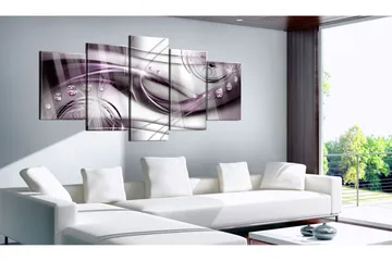 Tavla På Akryl Violet Glow 100x50 - Artgeist sp. z o. o. - Inredning & dekor - Tavlor & konst