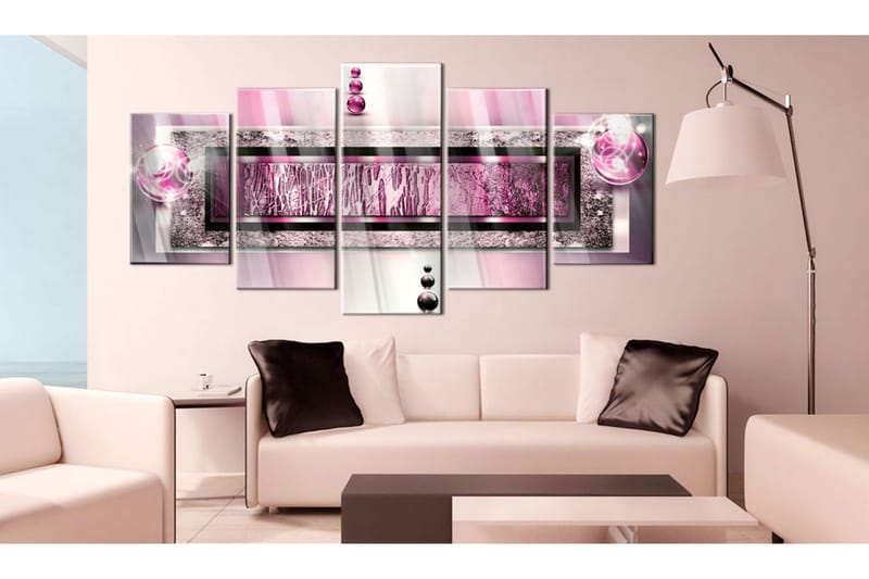 Tavla På Akryl Cyclamen Dream 100X50 Rosa - Artgeist sp. z o. o. - Inredning & dekor - Tavlor & konst