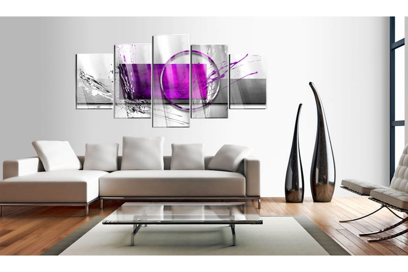 Tavla På Akryl Purple Expression 100x50 - Artgeist sp. z o. o. - Inredning & dekor - Tavlor & konst