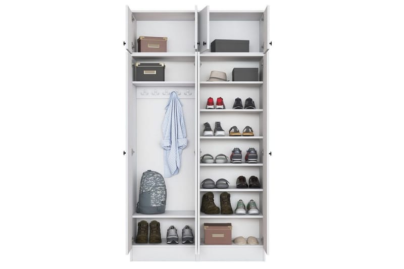 Thaven Smidesdetalj - Vit - Förvaring - Skåp - Garderobsskåp