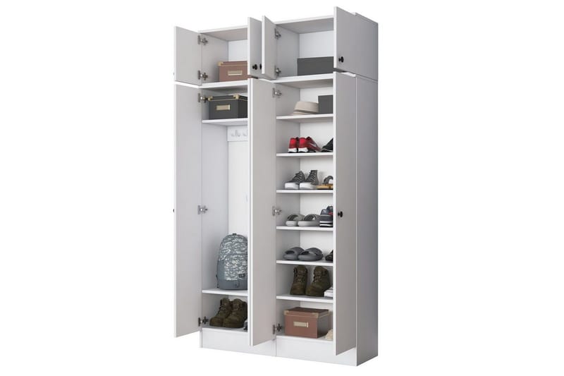 Thaven Smidesdetalj - Vit - Förvaring - Skåp - Garderobsskåp