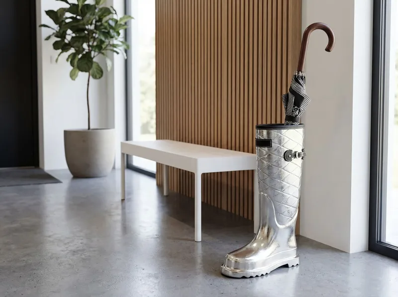 Tolven Paraplyställ i aluminium 44 cm - silver - Inredning & dekor - Dekor & inredningsdetaljer