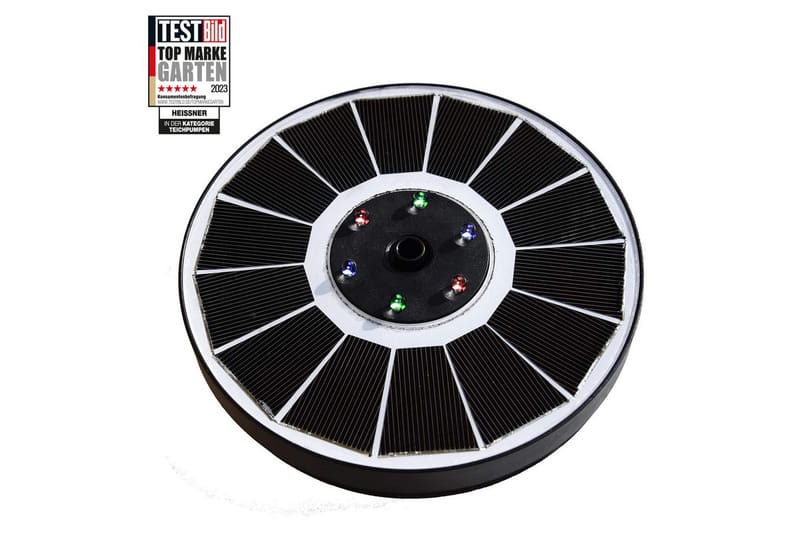 Solcellsfontän Heissner Flytande Med LED belysning - Med LED belysning - Inredning & dekor - Trädgårdsdekoration - Damm & fontän - Trädgårdsfontän