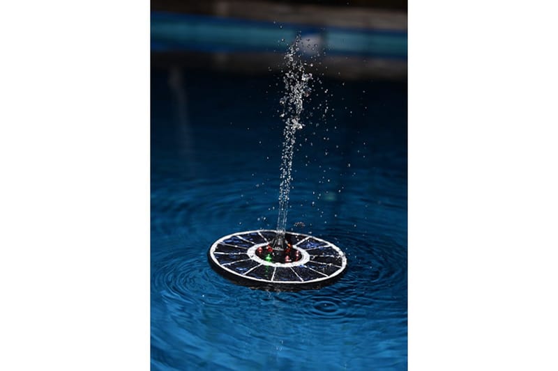 Solcellsfontän Heissner Flytande Med LED belysning - Med LED belysning - Inredning & dekor - Trädgårdsdekoration - Damm & fontän - Trädgårdsfontän