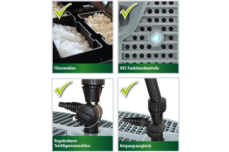 Undervattensfilter Heissner Smartline Vattenspel UVC - Inredning & dekor - Trädgårdsdekoration - Damm & fontän - Filter för dammar