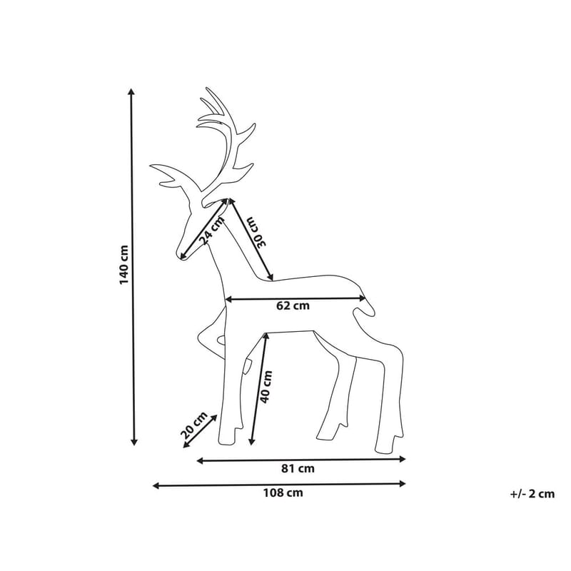 Juldekoration Utomhus Husavik - Inredning & dekor - Trädgårdsdekoration - Fasaddekor - Fasadsiffra & husnummer