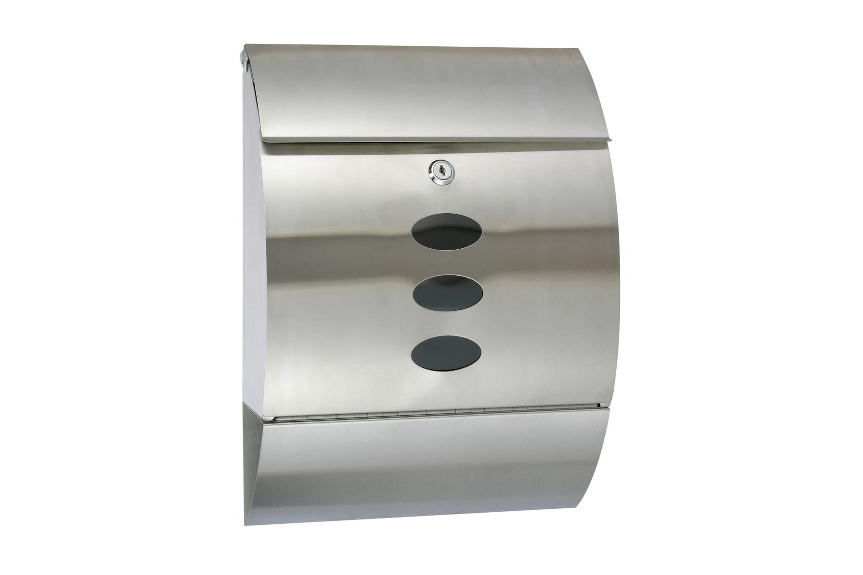 HI Brevlåda rostfritt stål 30x12x40 cm – Silver