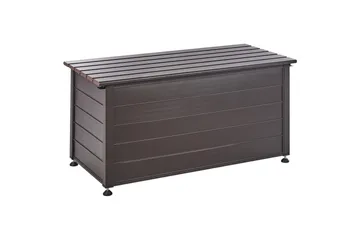 Låda Campalto Brun, 123x60x60 cm - Brun, 123x60x60 cm - Utemöbler - Dynförvaring & möbelskydd - Dynboxar & dynlådor