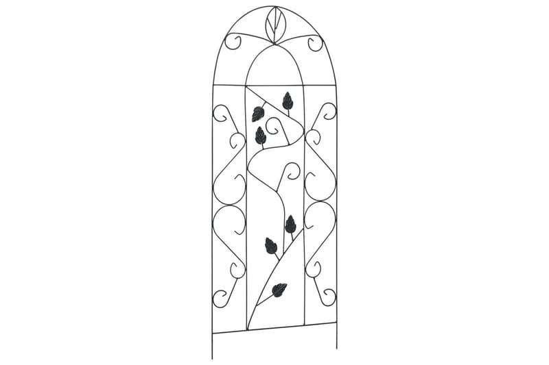 Växtstöd 3 st svart 40x100 cm järn - Svart - Inredning & dekor - Trädgårdsdekoration - Rosenbåge