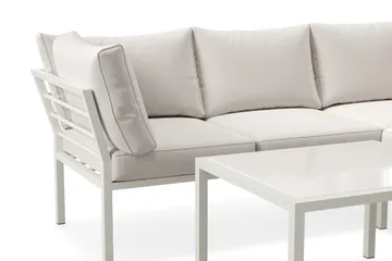 Ariany Hörnsoffa Utomhus  5-sits - Beige - Utemöbler - Utegrupp - Loungegrupp
