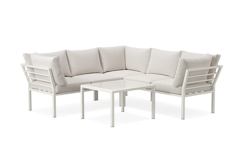 Ariany Hörnsoffa Utomhus  5-sits - Beige - Utemöbler - Utegrupp - Loungegrupp