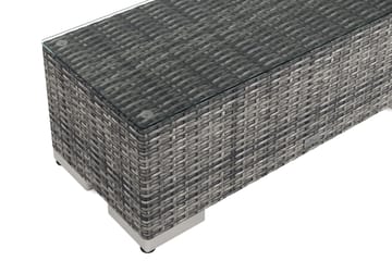Bahamas Avslut utomhus 38x90 cm - Grå - Utemöbler - Övrigt utemöbler - Modulsoffa utomhus - Övriga moduler utesoffor