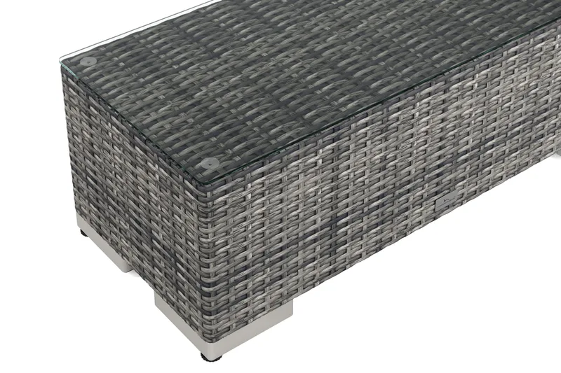 Bahamas Avslut utomhus 38x90 cm - Grå - Utemöbler - Övrigt utemöbler - Modulsoffa utomhus - Övriga moduler utesoffor