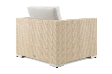 Bahamas Loungefåtölj utomhus i konstrotting - Beige - Utemöbler - Utestolar & fåtöljer - Utefåtöljer & loungefåtöljer