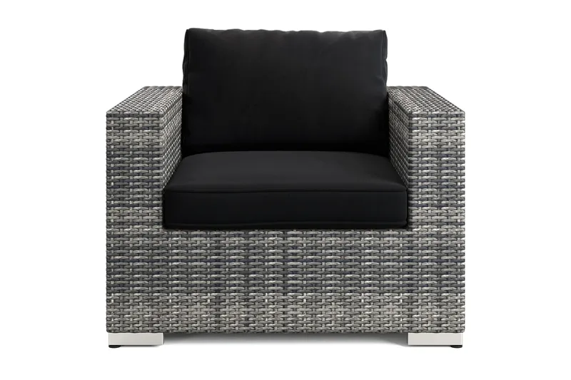 Bahamas Loungefåtölj utomhus i konstrotting - Grå - Utemöbler - Utestolar & fåtöljer - Utefåtöljer & loungefåtöljer