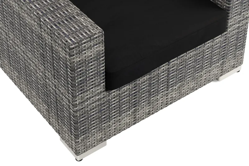 Bahamas Loungefåtölj utomhus i konstrotting - Grå - Utemöbler - Utestolar & fåtöljer - Utefåtöljer & loungefåtöljer