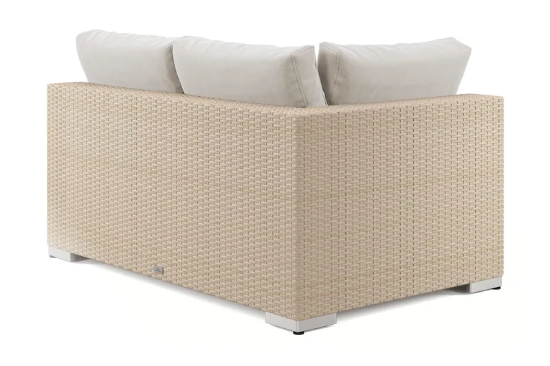 Bahamas Vänstermodul utomhus 140 cm - Beige - Utemöbler - Övrigt utemöbler - Modulsoffa utomhus - Högermodul utesoffa