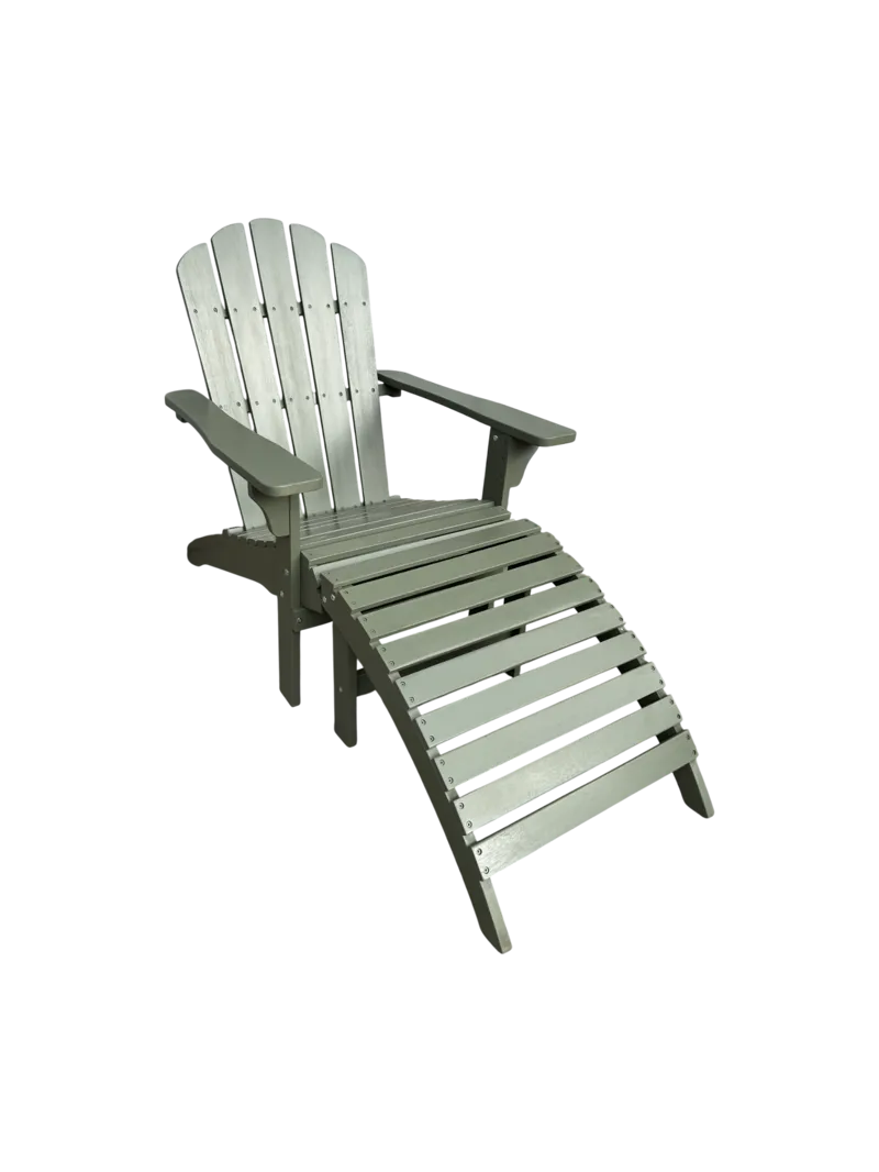 Däckstol utomhus, Mörkgrön