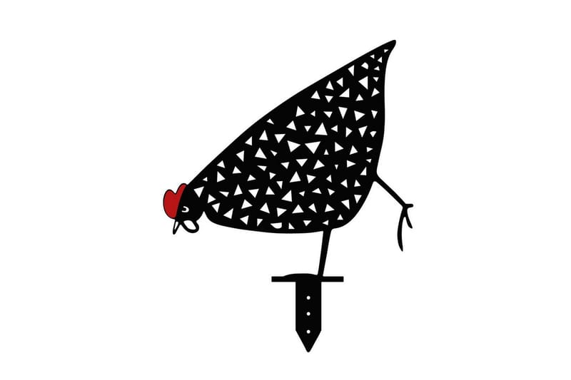 Dekorativ Trädgårds Metalltillbehör Set Gilen Svart - Svart - Inredning & dekor - Trädgårdsdekoration - Trädgårdsfigurer & trädgårdsprydnad - Plastdjur