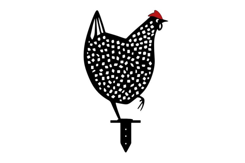 Dekorativ Trädgårds Metalltillbehör Set Gilen Svart - Svart - Inredning & dekor - Trädgårdsdekoration - Trädgårdsfigurer & trädgårdsprydnad - Plastdjur