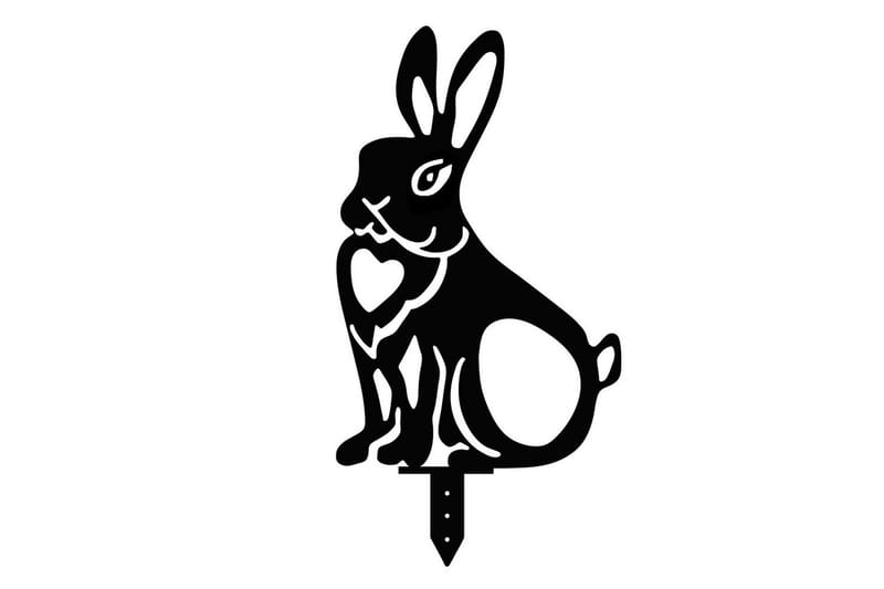 Dekorativ Trädgårds Metalltillbehör Set Jarielhaven Svart - Svart - Inredning & dekor - Trädgårdsdekoration - Trädgårdsfigurer & trädgårdsprydnad - Trädgårdsstatyer