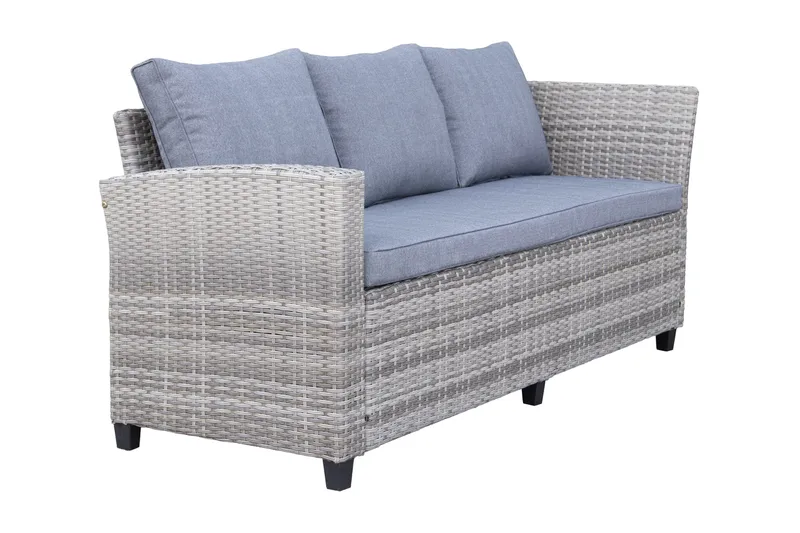 James Light med förvaring - Grå - Utemöbler - Utegrupp - Loungegrupp