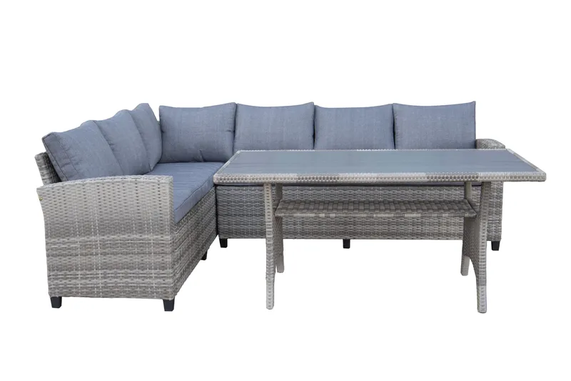 James Light med förvaring - Grå - Utemöbler - Utegrupp - Loungegrupp