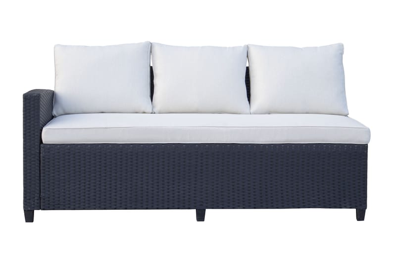 James Light med förvaring - Svart - Utemöbler - Utegrupp - Loungegrupp