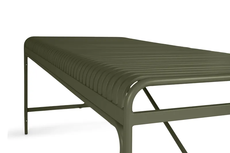 Jarva Rektangulärt Matbord Utomhus 90x200 cm i Metall - Grön - Utemöbler - Trädgårdsbord & Utebord - Matbord ute