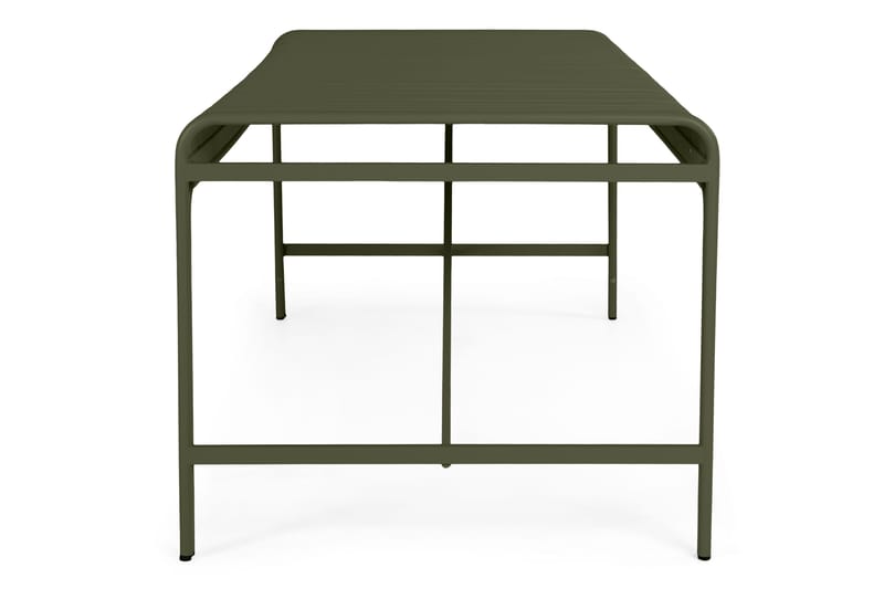 Jarva Rektangulärt Matbord Utomhus 90x200 cm i Metall - Grön - Utemöbler - Trädgårdsbord & Utebord - Matbord ute