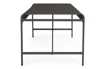 Jarva Rektangulärt Matbord Utomhus 90x200 cm i Metall - Svart - Utemöbler - Trädgårdsbord & Utebord - Matbord ute
