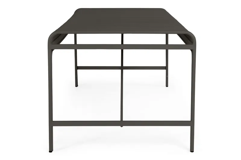 Jarva Rektangulärt Matbord Utomhus 90x200 cm i Metall - Svart - Utemöbler - Trädgårdsbord & Utebord - Matbord ute