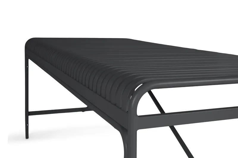 Jarva Rektangulärt Matbord Utomhus 90x200 cm i Metall - Svart - Utemöbler - Trädgårdsbord & Utebord - Matbord ute