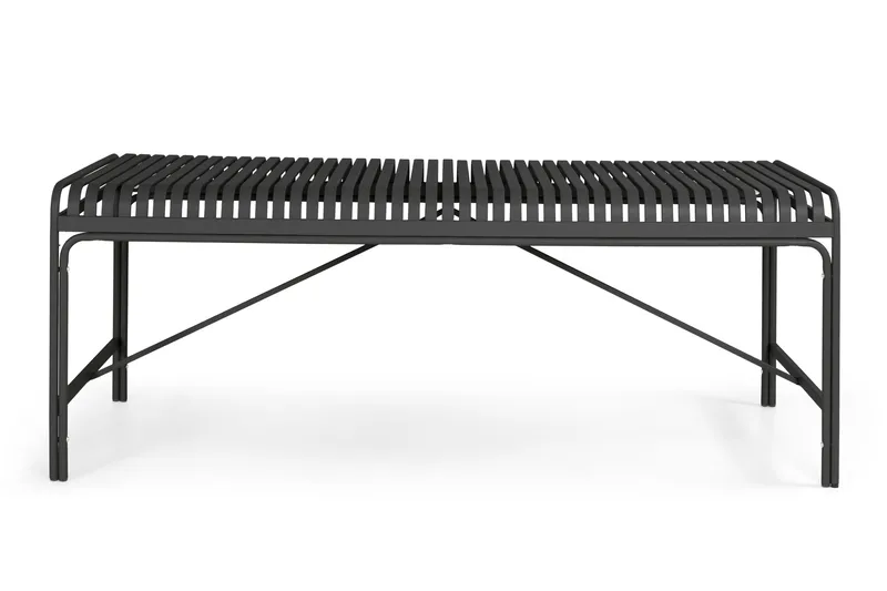 Jarva Rektangulärt Matbord Utomhus 90x200 cm i Metall - Svart - Utemöbler - Trädgårdsbord & Utebord - Matbord ute