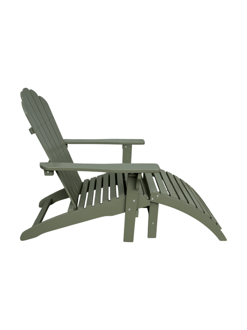 Landet Däckstol utomhus - Mörkgrön - Utemöbler - Utestolar & fåtöljer - Solstol - Däckstol
