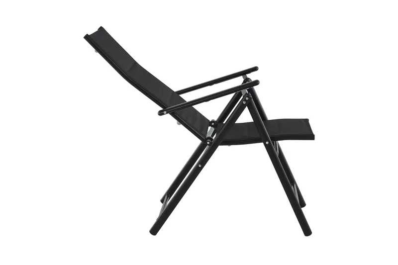 Maggie Vadderad Fällbar Positionsstol utomhus - Svart - Utemöbler - Utestolar & fåtöljer - Positionsstol