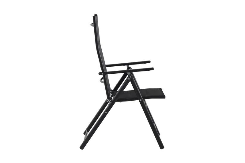 Maggie Vadderad Fällbar Positionsstol utomhus - Svart - Utemöbler - Utestolar & fåtöljer - Positionsstol